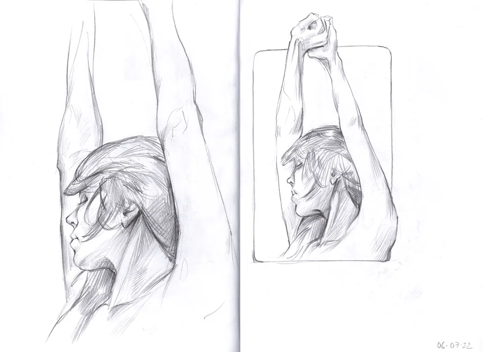 Pose sketch stretching