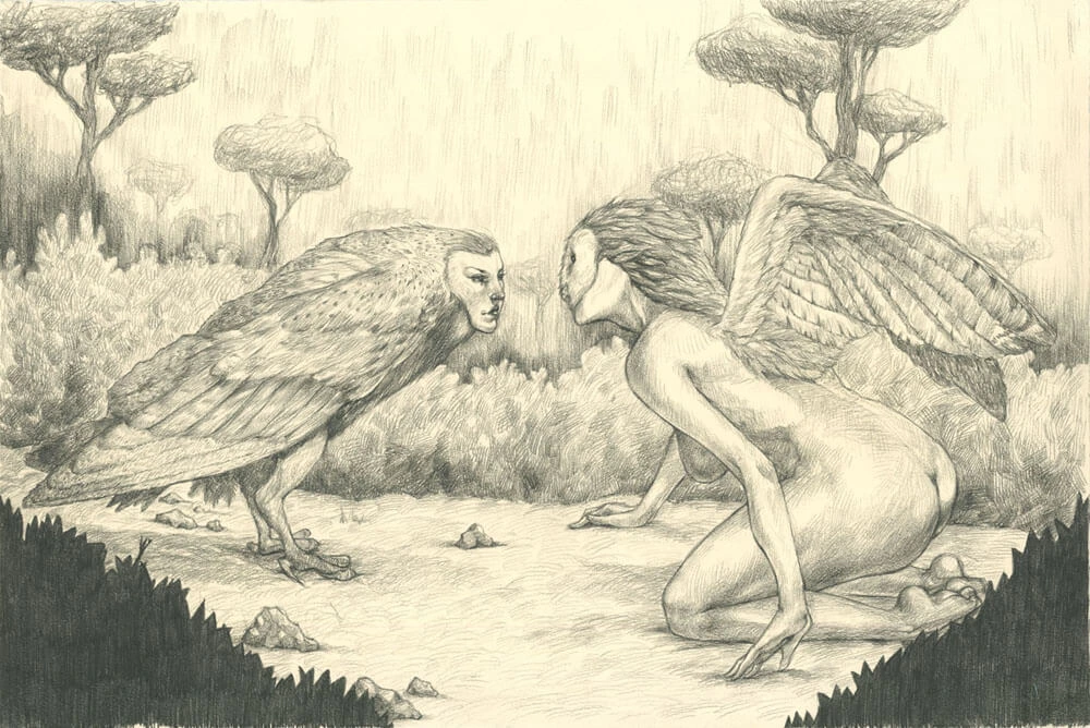 Face to Face 38x56cm